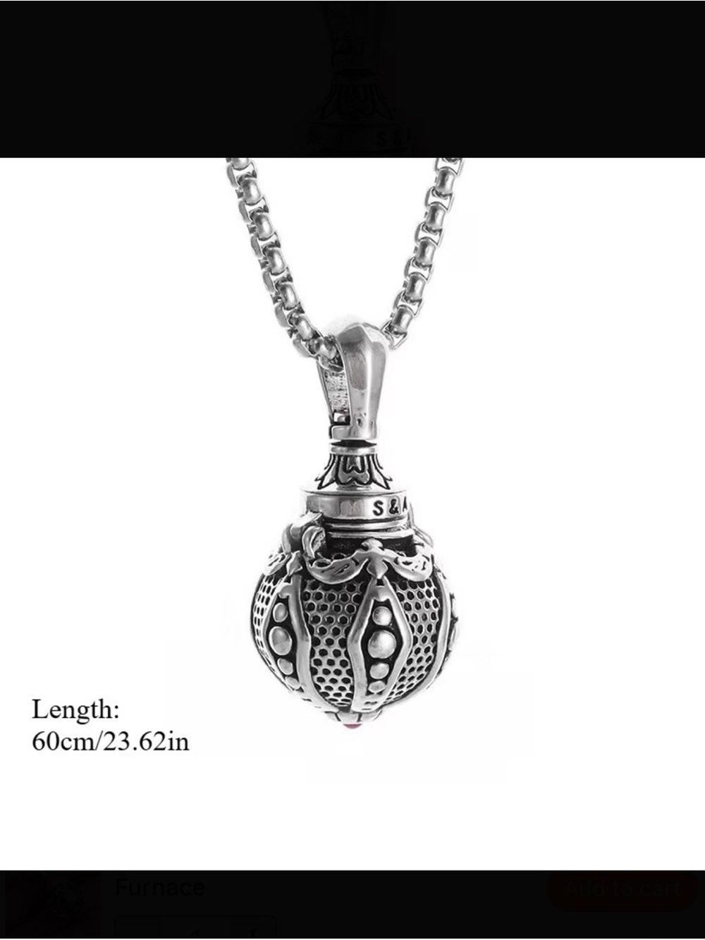 ⭐️ Alchemy-Style Capsule Necklace - Picture 3 of 4